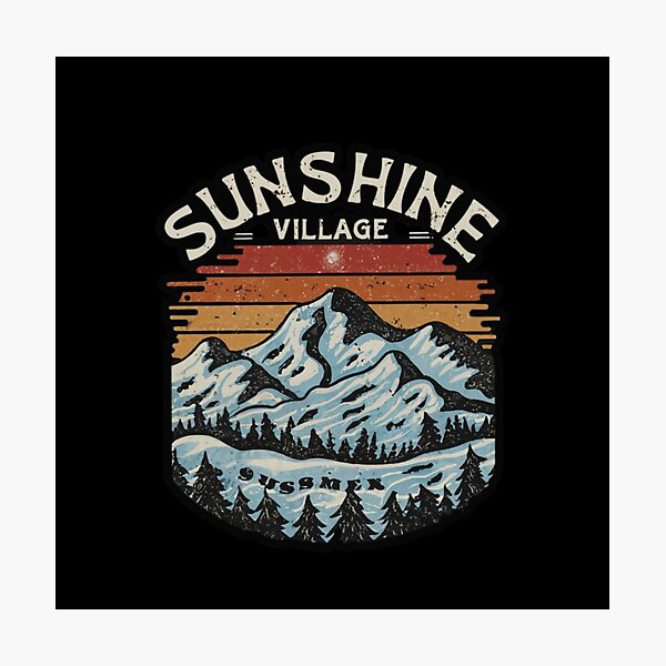 Item preview, Sunshine Village - Alberta designed and sold by GroovyDino.