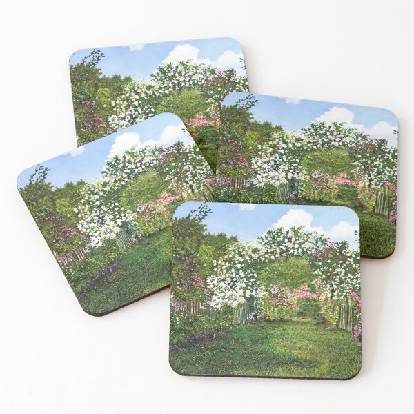 Item preview, In a garden - a view of the summer rose garden designed and sold by art paintings.