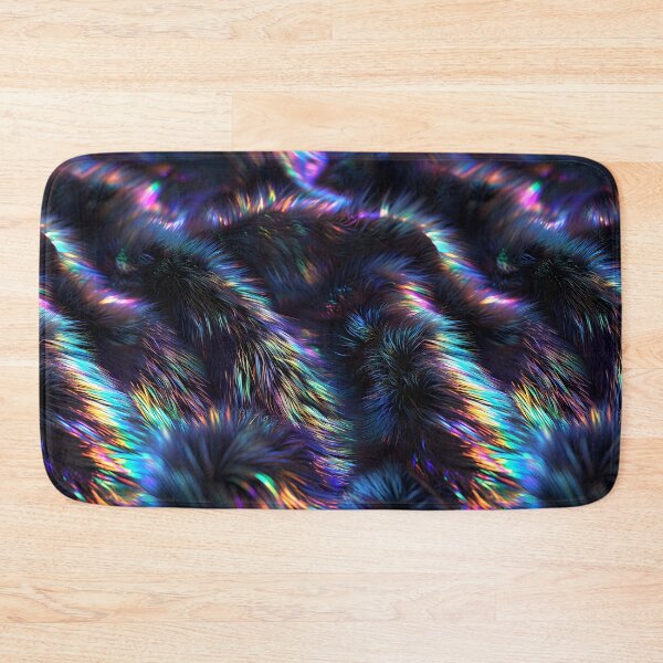 Item preview, Dark Rainbow-Holographic Fur designed and sold by dinaaaaaah.