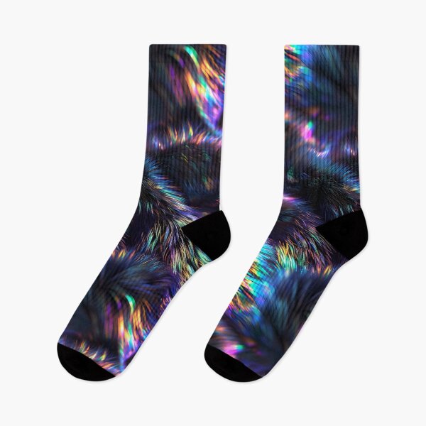 Item preview, Dark Rainbow-Holographic Fur designed and sold by dinaaaaaah.