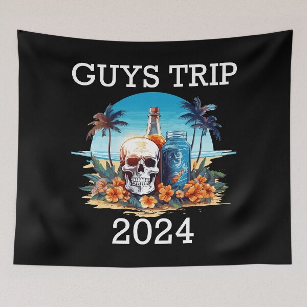 Item preview, Tropical Vacation - Guys Trip 2024 (White Lettering) designed and sold by VelvetRoom.