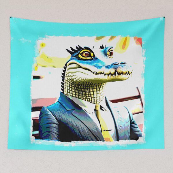 Item preview, Finely Dressed Alligator by dePace' designed and sold by mrpropcake.