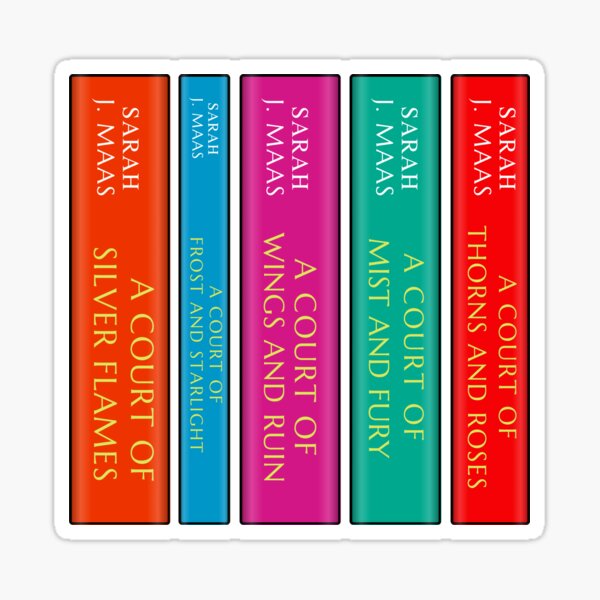 Item preview, ACOTAR Book Spines (v2) designed and sold by MoBark-Designs.