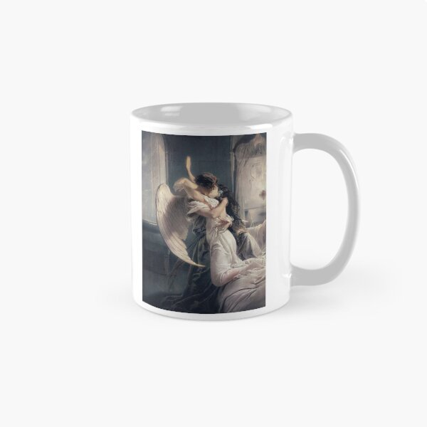 Item preview, Mihály Von Zichy - Romantic Encounter (1864) Psyche Cupid designed and sold by Arwen-Art.