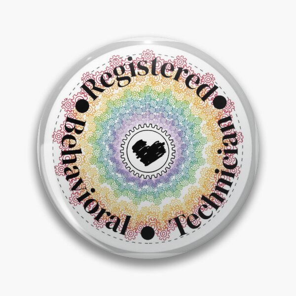 Item preview, Registered Behavior Technician Rainbow Gears designed and sold by MareMadeIt.