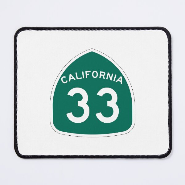Item preview, California 33 Road Sign designed and sold by trqffic.
