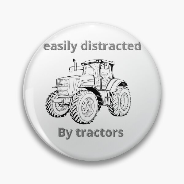 Item preview, Easily Distracted by Tractors designed and sold by DesignedbyLove1.