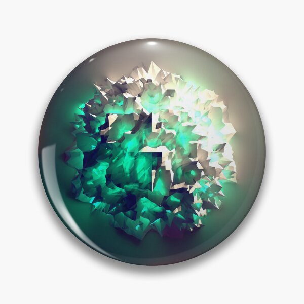 Item preview, Green Glow Random Ico Red Ring designed and sold by jbeckettsweeney.
