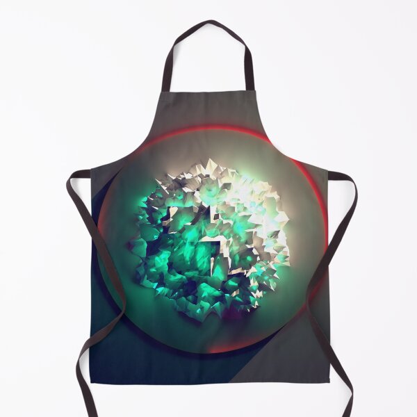 Item preview, Green Glow Random Ico Red Ring designed and sold by jbeckettsweeney.