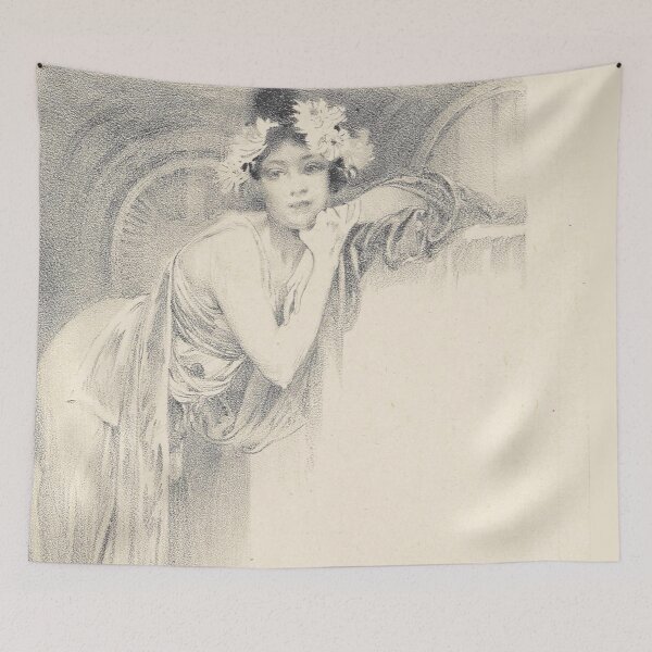 Item preview, Menu Cards no. 4 (From a set of Four), by Alphonse Mucha. HIGH DEFINITION designed and sold by MINDTHECHERRY.