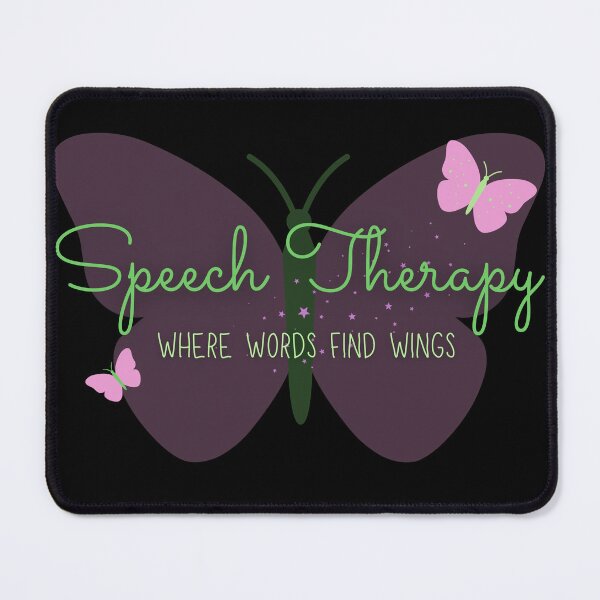 Item preview, Speech Therapy - Words Find Wings - Purple Butterflies designed and sold by bumpyroadway08.