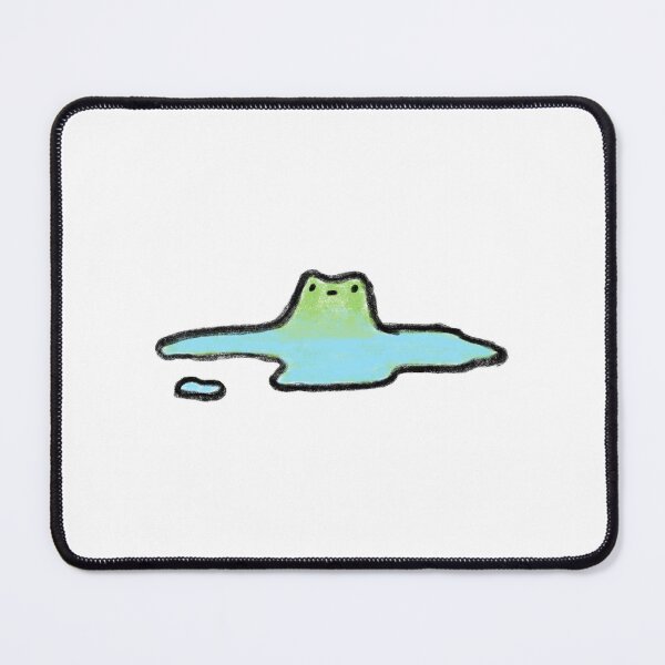 Item preview, Cute and Tired Frog and Puddle Illustration for Frog Lovers designed and sold by slumberlandco.