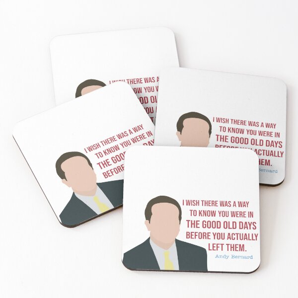 Item preview, The Office- Andy Bernard- Quote designed and sold by Rai Crafted.