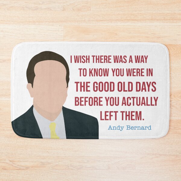 Item preview, The Office- Andy Bernard- Quote designed and sold by pinkunicornshop.