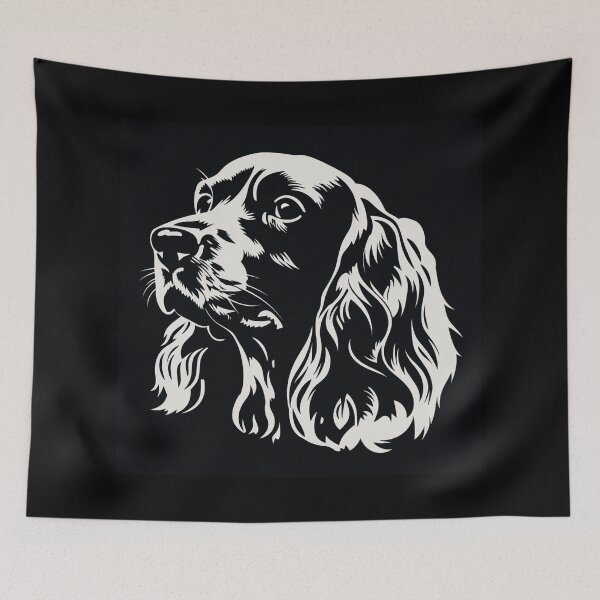 Item preview, Cocker Spaniel Black and White designed and sold by toddag5.