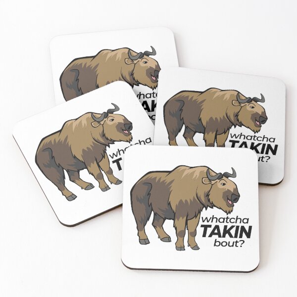 Item preview, Whatcha TAKIN bout (Sichuan Takin) designed and sold by Peppermint Narwhal.