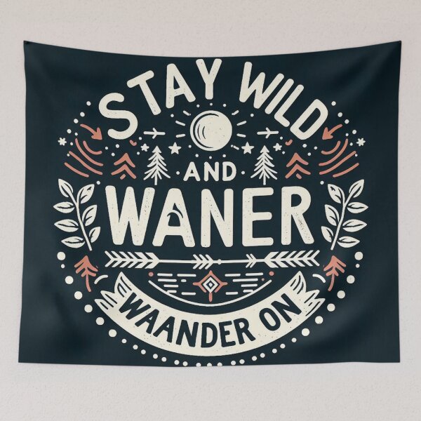 Item preview, Stay Wild and Wander On !!! designed and sold by AHBBoutique.