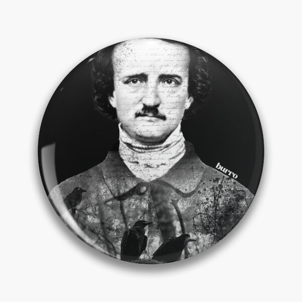 Item preview, Retrato de Edgar Allan Poe por burro designed and sold by burrotees.