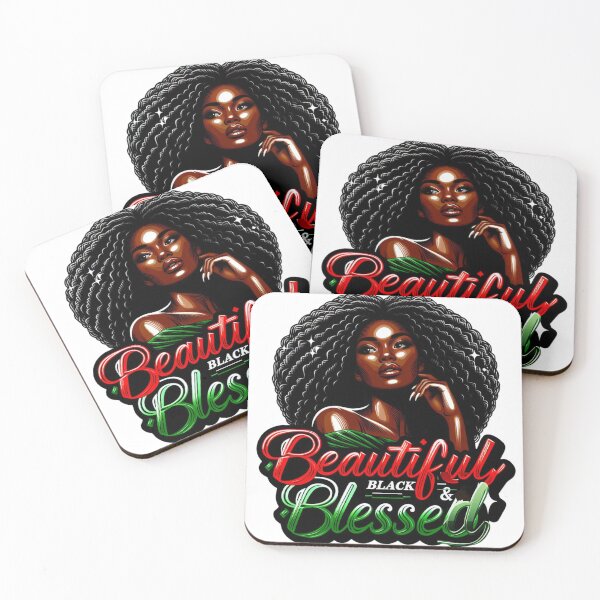 Item preview, Beautiful, Black & Blessed designed and sold by GrownFolkMotto.