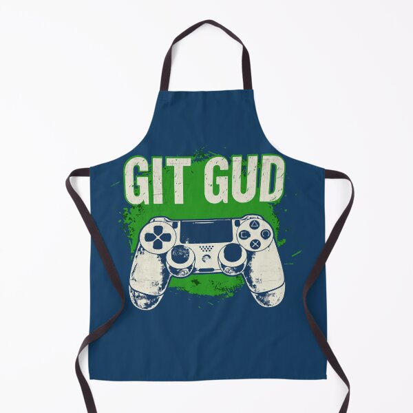 Item preview, Git Gud! - Gamer's Victory Mantra (Green) designed and sold by Sir Meow Meow.