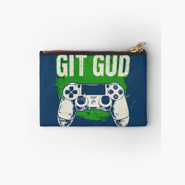 Artikelvorschau, Git Gud! - Gamer's Victory Mantra (Grün) entworfen und verkauft von Sir Meow Meow.