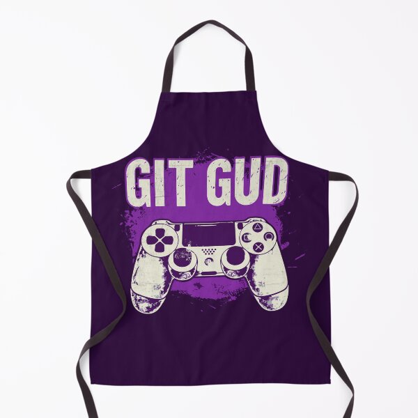 Item preview, Git Gud! - Gamer's Victory Mantra (Purple) designed and sold by Sir Meow Meow.