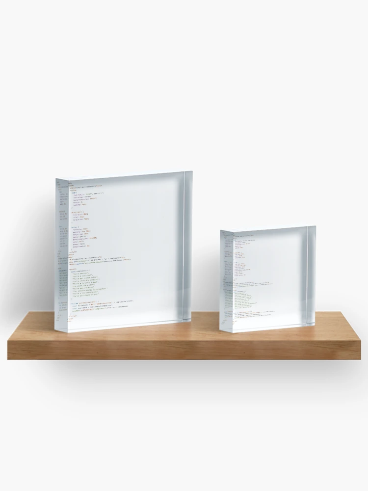Thumbnail 3 of 5, Acrylic Block, Coding Queens>Tech>Sticker designed and sold by codingqueens.