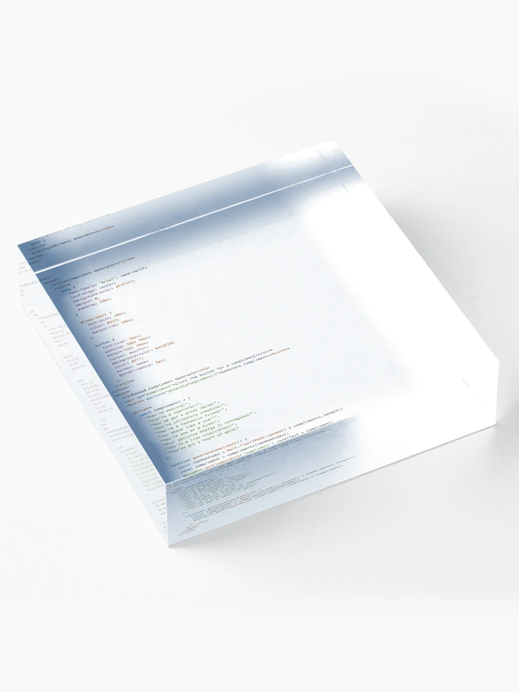 Thumbnail 4 of 5, Acrylic Block, Coding Queens>Tech>Sticker designed and sold by codingqueens.