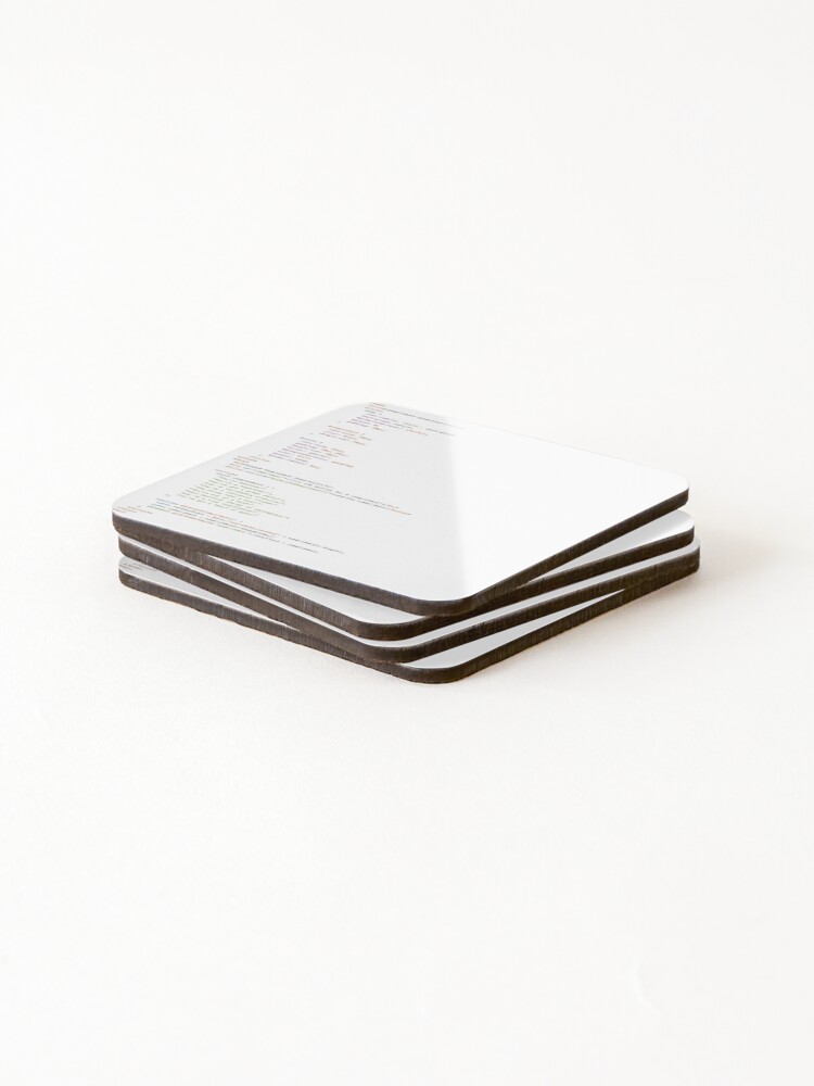 Thumbnail 4 of 5, Coasters (Set of 4), Coding Queens>Tech>Sticker designed and sold by codingqueens.