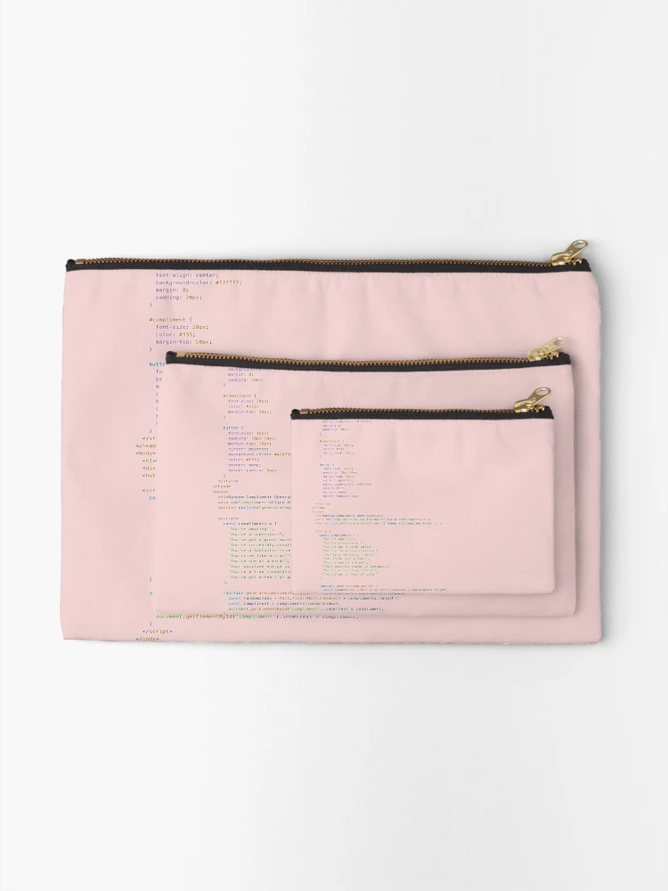 Thumbnail 2 of 4, Zipper Pouch, Coding Queens>Tech>Sticker designed and sold by codingqueens.