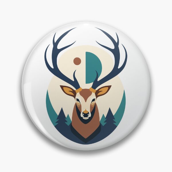 Item preview, Simple minimalistic deer designed and sold by TheRealmWithin.
