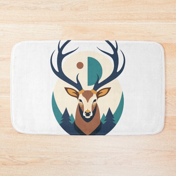Item preview, Simple minimalistic deer designed and sold by TheRealmWithin.