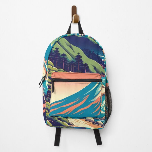 Item preview, Tranquil Mountain Vista: A River's Journey designed and sold by Vitalka-uk.
