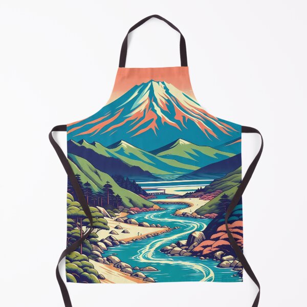 Item preview, Tranquil Mountain Vista: A River's Journey designed and sold by Vitalka-uk.