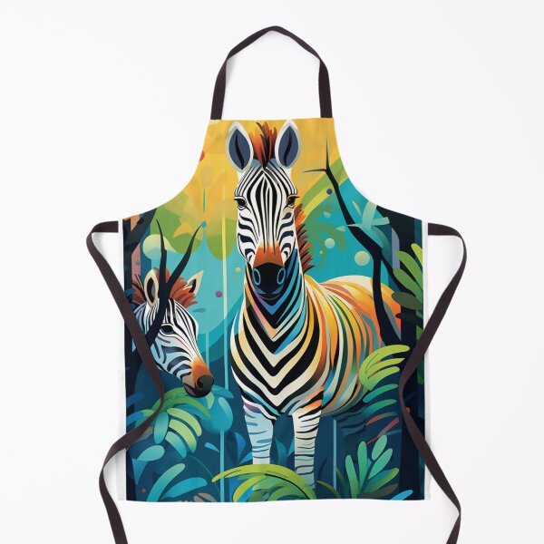 Item preview, geometric zebras designed and sold by ThisWayUpAr.