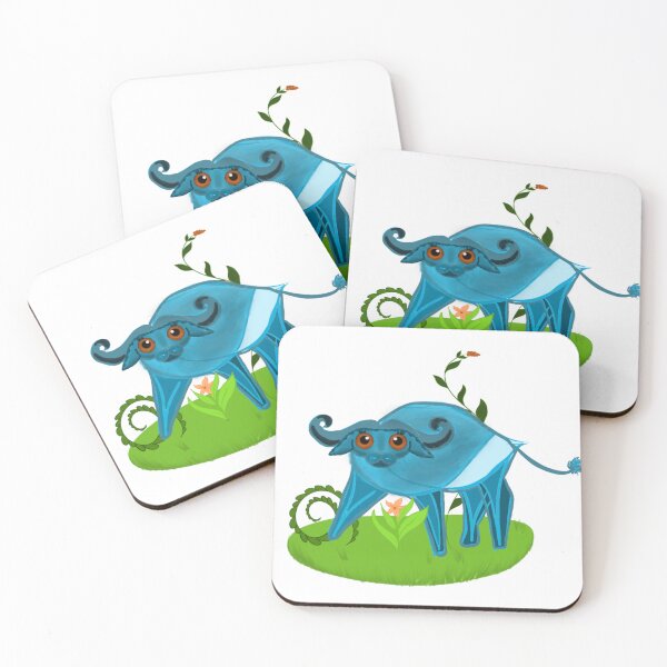Item preview, Doe eyed blue water buffalo designed and sold by The Menagerie .