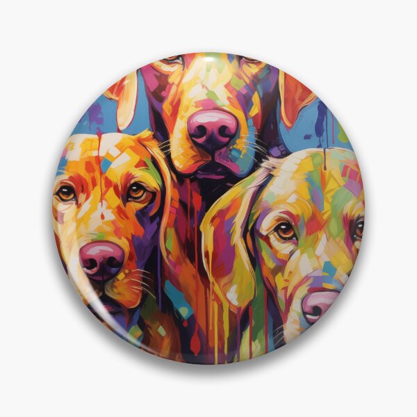 Item preview, Yellow Labrador Retriever Art (Abstract) designed and sold by Samuelsboro.