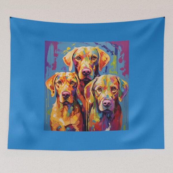Item preview, Yellow Labrador Retriever Art (Abstract) designed and sold by Samuelsboro.