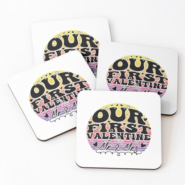 Item preview, Our First Valentine As Mr And Mrs, Gift for New Married designed and sold by ArtByKatti.