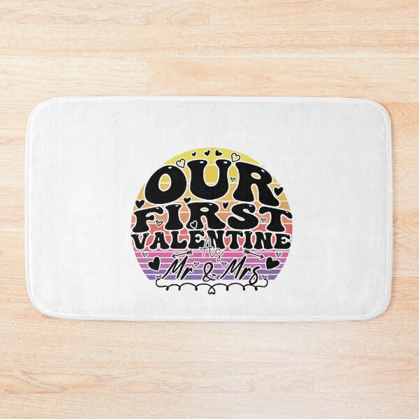 Item preview, Our First Valentine As Mr And Mrs, Gift for New Married designed and sold by ArtByKatti.