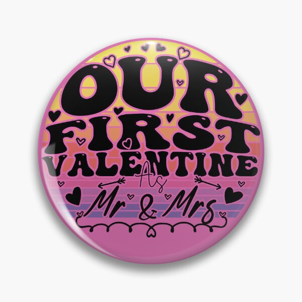 Item preview, Our First Valentine As Mr And Mrs, Gift for New Married designed and sold by ArtByKatti.