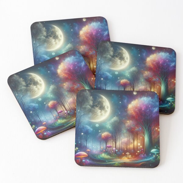Item preview, Enchanted Moonlit Forest designed and sold by SunkenCost.