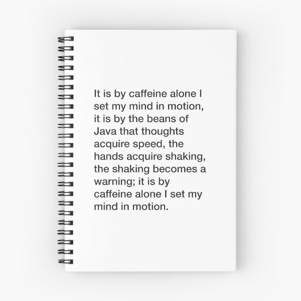 Item preview, Mentat caffeine credo (large) designed and sold by unixorn.