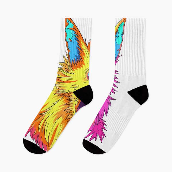 Item preview, Weird crazy wolf designed and sold by TheRealmWithin.