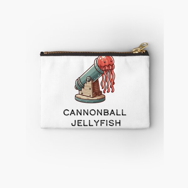 Item preview, Cannonball Jellyfish Pun  designed and sold by DinoKate.