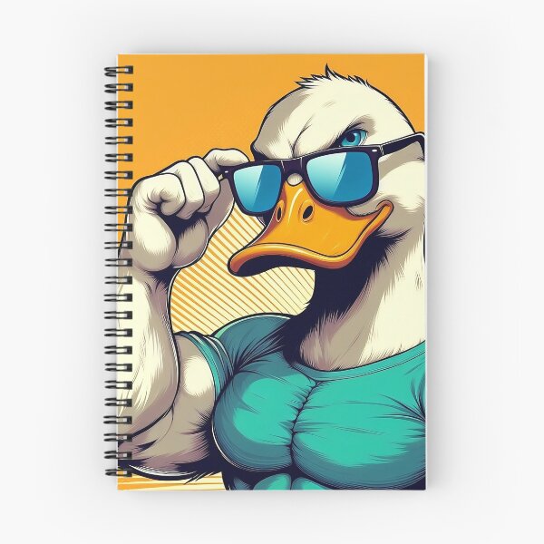 Item preview, Gigachad duck with sunglasses designed and sold by sakkara22.