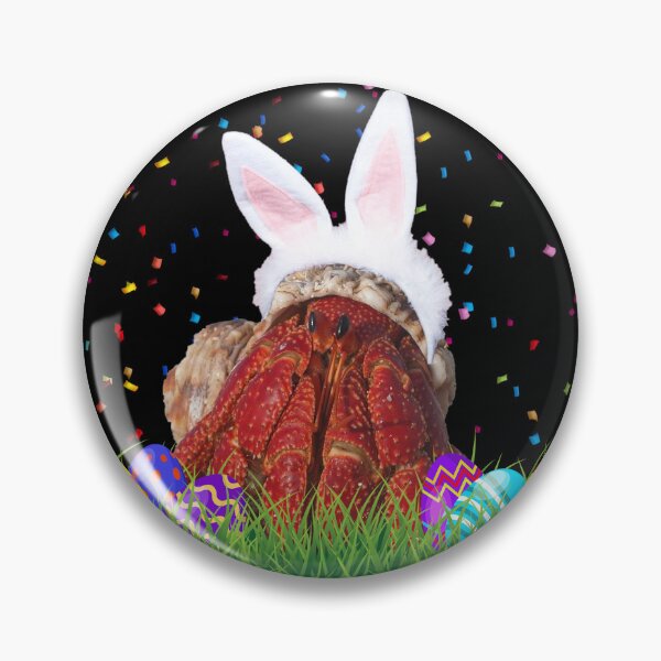 Artikelvorschau, Niedlicher Osterhasen-Einsiedlerkrebs entworfen und verkauft von Cat Lady Designs.