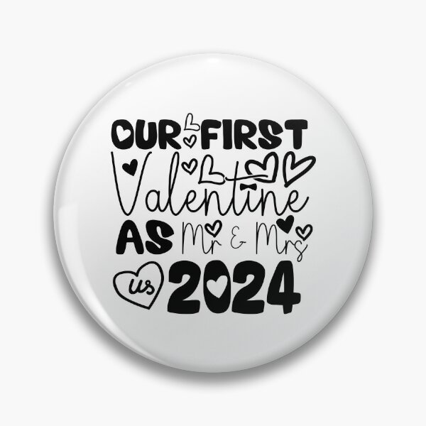 Item preview, Our First Valentine As Mr And Mrs, Gift for New Married designed and sold by ArtByKatti.