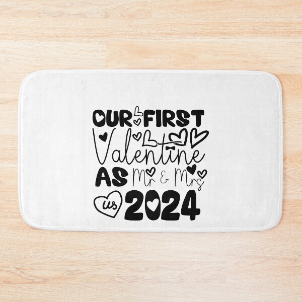 Item preview, Our First Valentine As Mr And Mrs, Gift for New Married designed and sold by ArtByKatti.