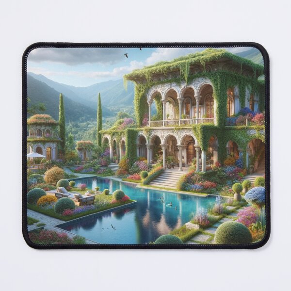 Item preview, Majestic Escape: Dream Villa and Enchanted Gardens designed and sold by UrbainEcho.